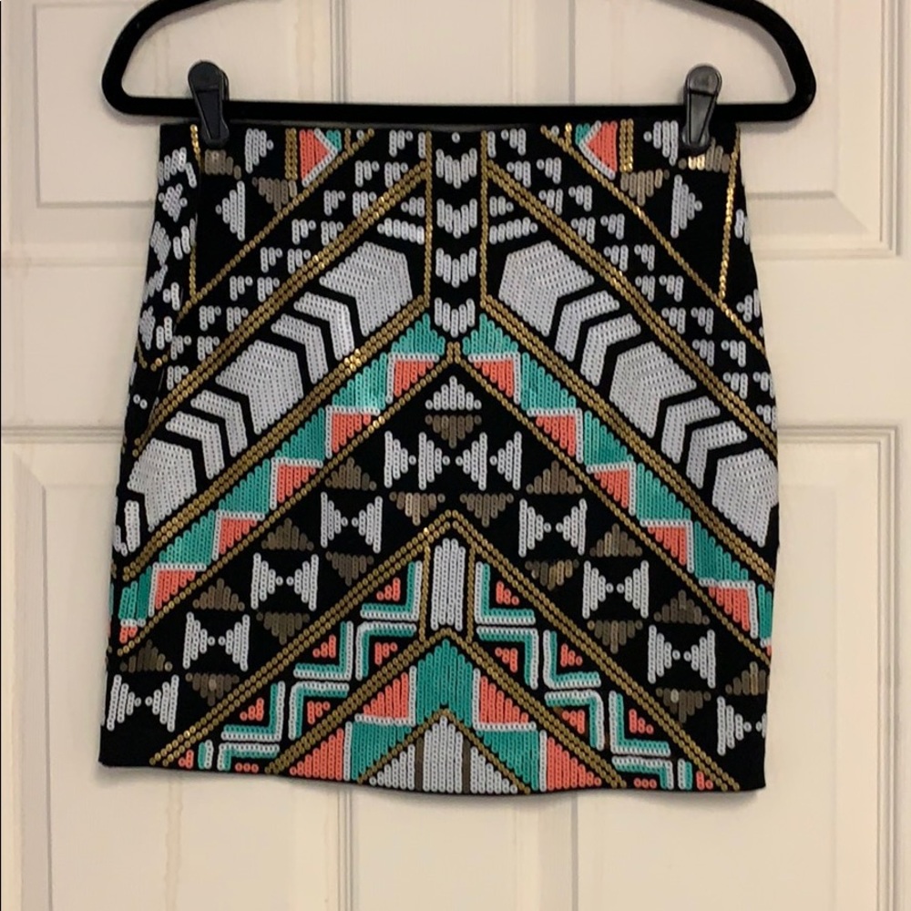 EXPRESS SEQUINED SKIRT